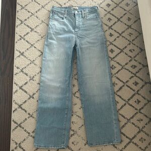 Madewell Slim Wide Leg Jeans